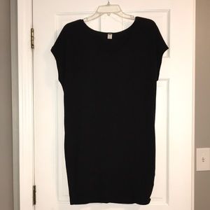 Old Navy Black T-shirt Dress